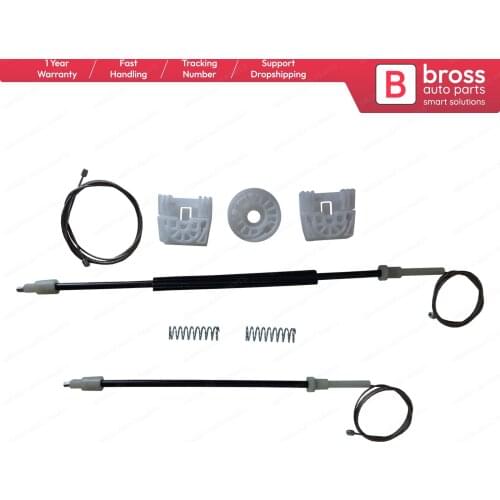Bross BWR5274 Power Window Regulator Repair Set Front Right Door A2047600634, A2127201679 for Mercedes W204 C180 2007–2014