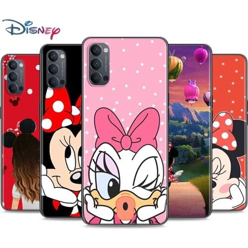 Cartoon Couple Fashion Soft Black Silicone Cover For OPPO Reno 5 Pro+ 3 4 Lite F SE Z Pro 4G 5G Phone Case Shell