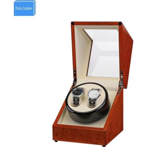 Automatic Watch Winder Box, Plug/Battery Global Use Wood Paint Rotate Watches Japan Motor Accessories Watches Watch Box Winders