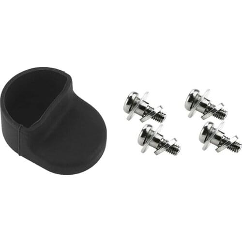 50Pcs Rear Fender Hook After Pedal Silicone Cover For Xiaomi M365 & 4Pcs Electric Scooter Rear Wheel Fixed Bolt Screw