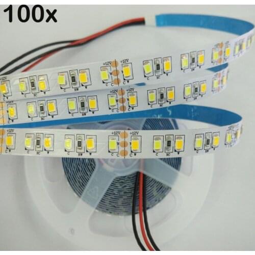 FREE DHL 500m CW WW 14W~16W/m 120LED/m Non Waterproof DC12V 2835 SMD LED Strip Light 2 years warranty