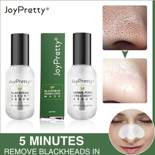 JoyPretty Against Black Dots Face Serum Shrink Pore Blackhead Remover Facial Moisturizer Essence Acne Treatment Skin Care Sets