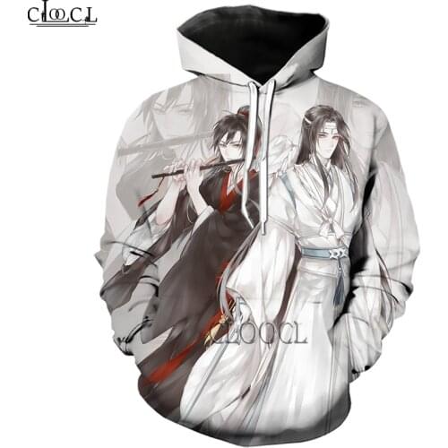HX Anime Mo Dao Zu Shi 3D Print Hoodie Mens Women Tracksuit Autumn Long-Sleeved Pullover Fashion Hoodie Tops Drop Shipping
