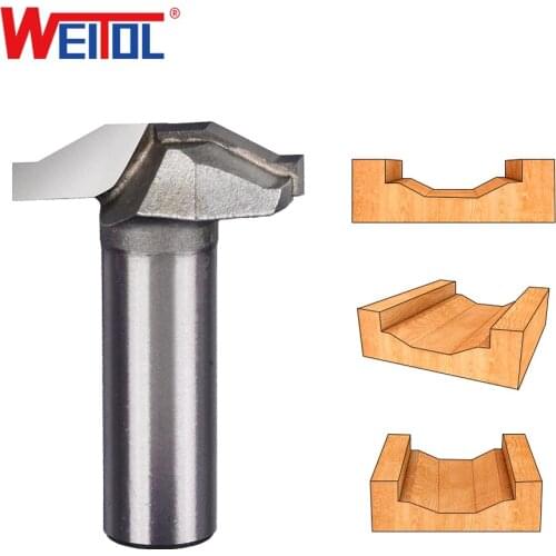 WeiTol 1pcs Engraving Bit solid carbide router bit Woodworking Tools CNC milling cutter endmill for wood