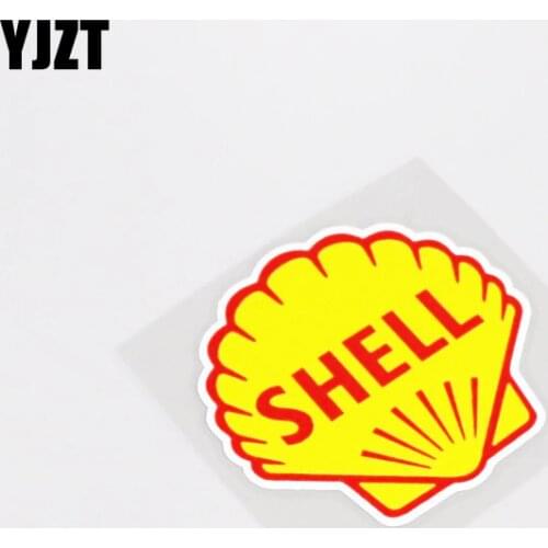 YJZT 9CM*9CM Personality Shell Graphical Motorcycle Car Styling Decoration Car Sticker Decal PVC 13-0229