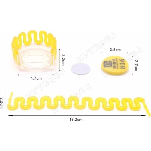 100pcs Waterproof Smart 13.56 MHz Silicone RFID Bracelet & Wristband