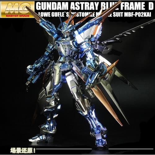 BANDAI MG 1/100 MBF-P03D Gundam Astray Blue Frame D Action Toy Figures Type Metal Coloring Lost Up To Heterodox Series