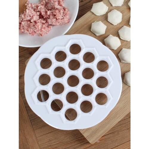 Household dumpling speeder mold porous machine hand kneading dumpling kitchen tool 19 holes Chinese meat ravioli