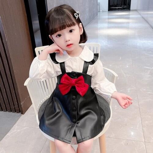 Kids Clothes Girls Tshirt + Dress Clothing For Girls Spring Autumn Kids Girl Clothes Set Casual Kid Clothes