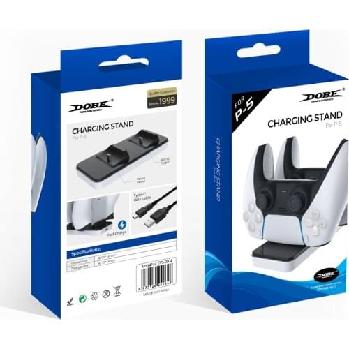 DOBE brand New PS5 Controller Charger Dual Charging Dock Station P5 Playstation 5 Gamepad Joystick Charging Dock