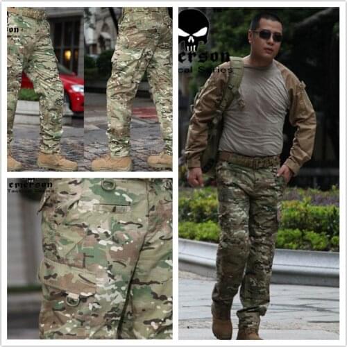 Emerson Tactical bdu Gen3 Combat Pants Emerson BDU Military Army airsoft Pants multicam EM7019 pads inside