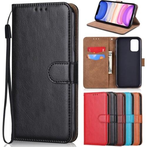 Luxury Leather Case For Xiaomi Mi A1 A2 A3 10 10T Lite Poco M3 X3 NFC F1 F2 Redmi 9A 9AT Note 10S 9S 10 9 Pro Max Wallet Case