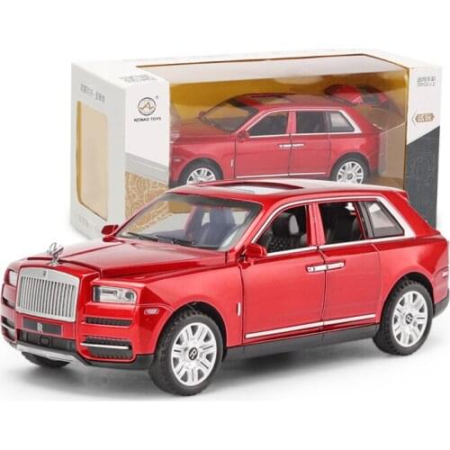1:32 Rolls Royce Alloy Diecast Saloon Car Pull-back Vehicles With Lights Sounding Function Doors Openable Model Collections
