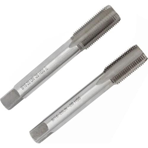 Right Left Hand Thread Tap Set For Pedal Bushing Bike Bicycle Crank Repair Spiral Inch Industrial Metric Drill Bits Plug Taps