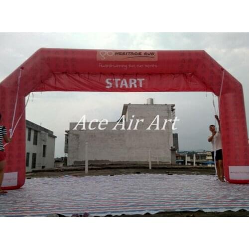 Inflatable Racing arch with removable Start & finish Banner for Ancient Architectural Buildings Culture advertising in India