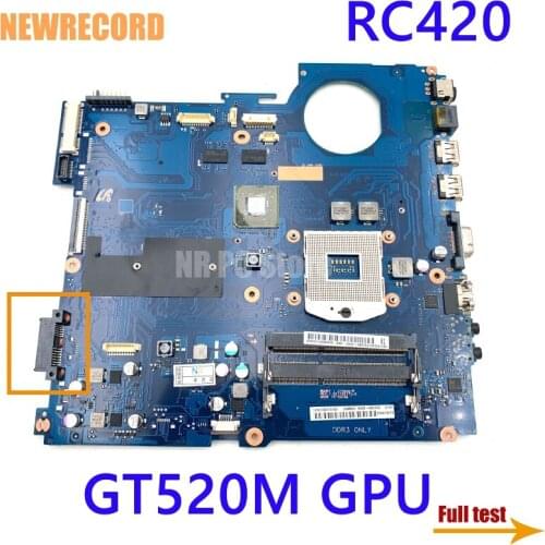 NEWRECORD BA41-01579A BA92-08076A BA92-08076B For SAMSUNG RC420 laptop motherboard HM65 GT520M GPU DDR3 main board full test