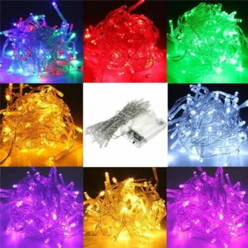 Holiday Lights 1M 2M 3M 4M 5M 10M Led String Fairy Light Outdoor Garden Christmas Lights For Birthday Wedding Party Decro Lamp