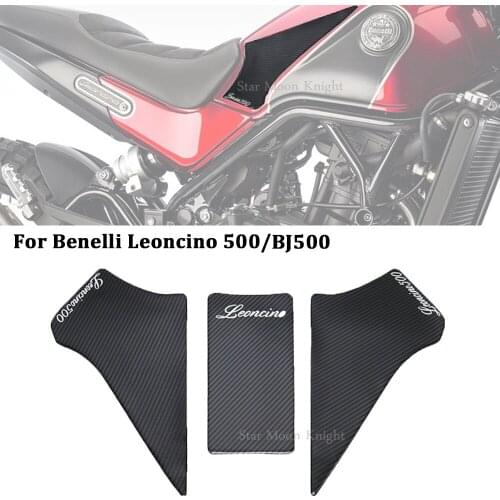For Benelli Leoncino 500 Leoncino500 BJ 500 BJ500 Motorcycle Anti slip Tank Pad Sticker Pad Side Gas Knee Grip Protector
