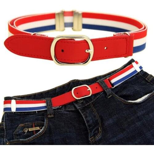 Kid Faux Leather Belt 2019 Fashion Children Easy Belts for Boys Adjustable Canvas Waist Straps for Jeans High Quality