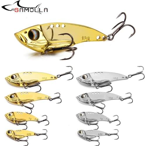 Vib Fishing Lure Metal Bait Weights 3.5-18g Whopper Articulos De Pesca Isca Artificial Fake Fish Salt Water Lures