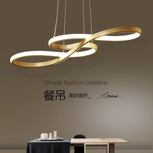 Nordic modern led iron led stone chandelier luminaire lustre suspension ring lamp modern led chandelier dining rooom
