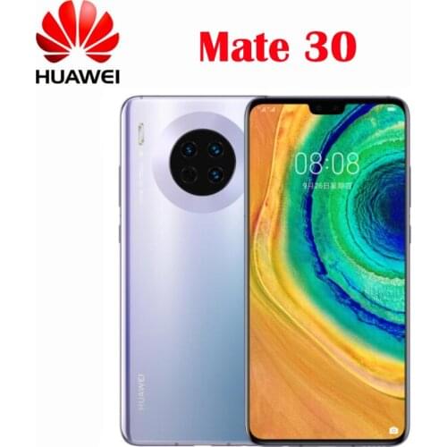New Original Official Huawei Mate 30 Cell Phone 6G RAM 128G ROM Kirin 990 Android 10 Octa Core 6.62 Inch OLED 4200Mah 40MP