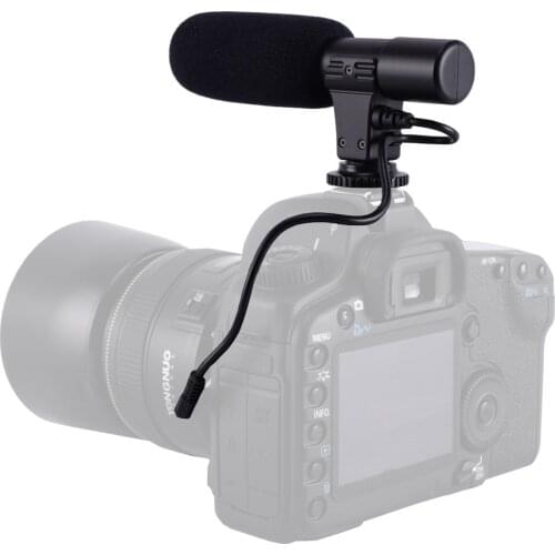 Mic-01 3.5mm Recording Microphone Digital SLR Camera Stereo Microphone for Canon Nikon Pentax Olympus