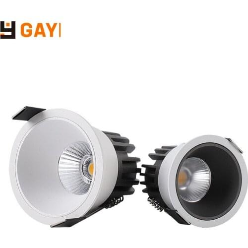 Led Cob Ceiling TV Background Living Room Bedroom Ceiling Light Spot Dimmable Recessed AC 220 240v 12W 15W Lamp Round Light Spot