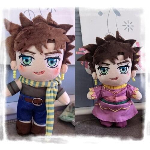 Japan Anime JoJos Bizarre Adventure Joseph Joestar Cosplay Cute DIY Change Clothes Dolls Plush Toy Cartoon Pillow Xmas Gift