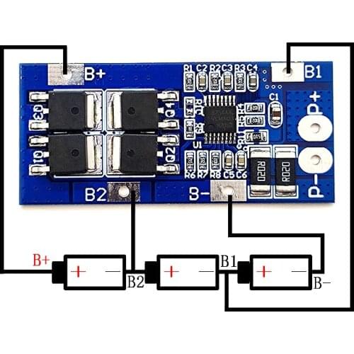 3S 20A 18650 Li-ion Lithium Battery Charger Protection Board 10.8V 11.1V 12V 12.6V Electric 15A Lipo BMS PCB PCM with balance