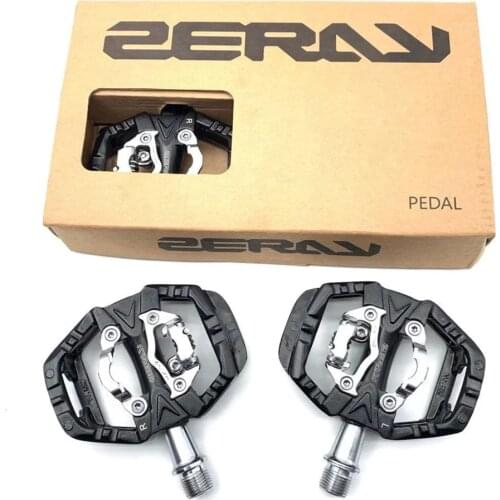 ZERAY Cycling Road Bike MTB Clipless Pedals Self-locking Pedals ZP-109S SPD Compatible Pedals Bike Parts Upgrade of ZP-108S