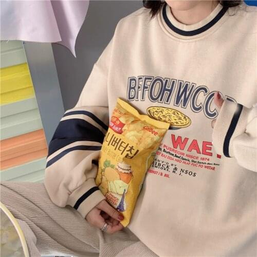 2021 New Pullover Long Sleeve Hoodie Women Loose Trend Korean Print Hoodie Top oversized hoodie gothic vintage oversized hoodie