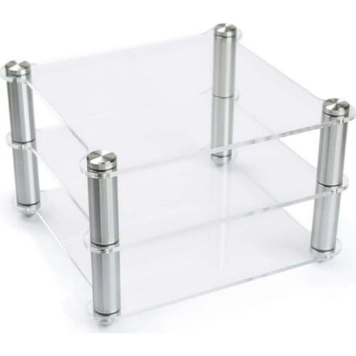 2021 HIFI College KGU12 Exquisite acrylic frame HIFI amplifier amp decoder frame rack transparent equipment