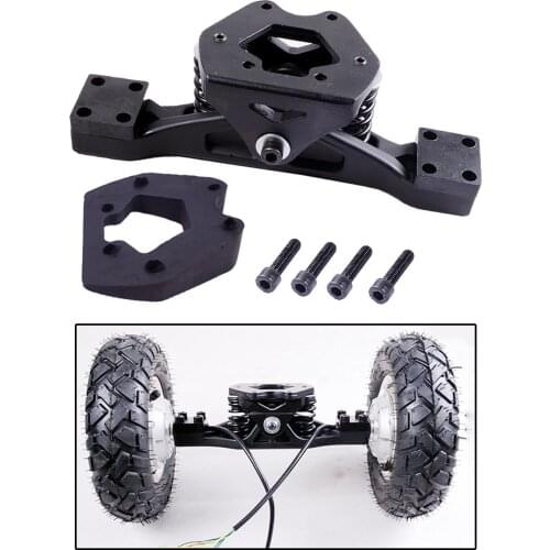 Black Skateboard Truck Hub Motor Wheel Mountain Board Spring Truck 25cm