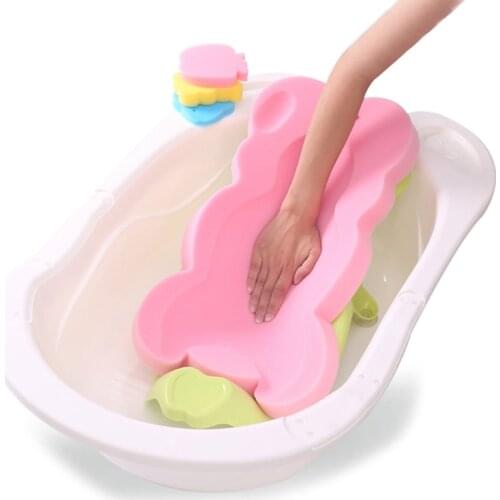 Baby Anti-slip Sponge Foam Pad Imitation Of Uterus Environment Baby Bath Tub Bathing Pad Infant Shower Baby Care