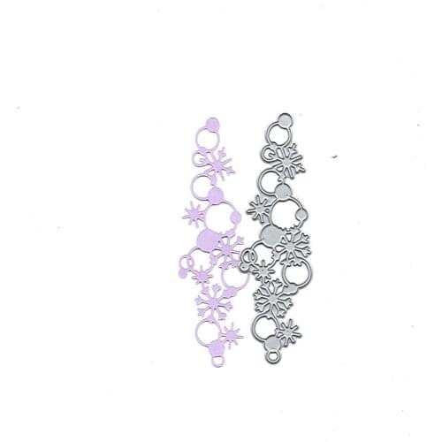 Julyarts 1pcs 120*39mm Scrapbook Album Stencil Scrapbooking For DIY Craft Making Lace Greeting Card Scrapbooking Album