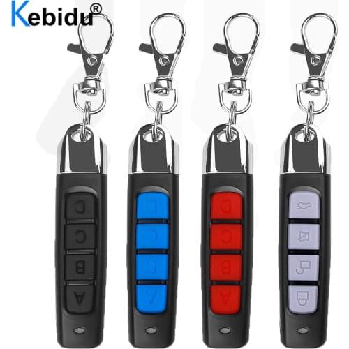 KEBIDU 433MHZ long strip four-button universal remote control garage door opener remote control copy machine clone code car key