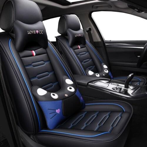 Cartoon Car seat cover for Audi a1 a3 a4 a5 a6 a7 a8 a4L a6L a8L q2 q3 q5 q7 q5L sq5,RS Q3,a4 b8/b6,a3 8p,a4 b7,a6 c5,a6 c6