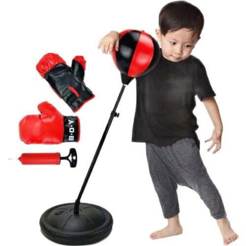 Childrens entertainment indoor and outdoor speed boxing ball, inflatable vent ball sports boxing sleeve pressure relief toys
