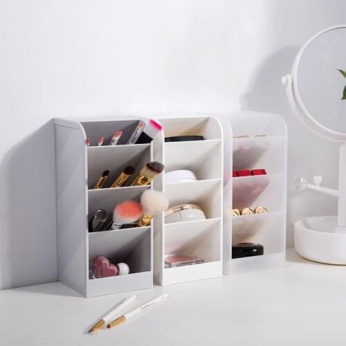 Desktop Sundries Storage Box Shelf Makeup Organizer Cosmetic Stationery Holder Container Rack Nail Polish Lipstick Organizer