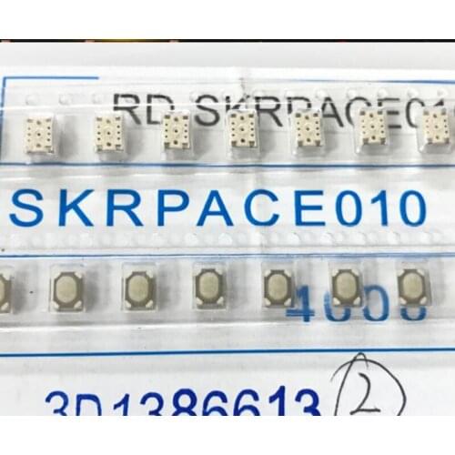 Original new 100% SKRPACE010 SMD switch 3*4*2.5 touch switch SKRPABE010