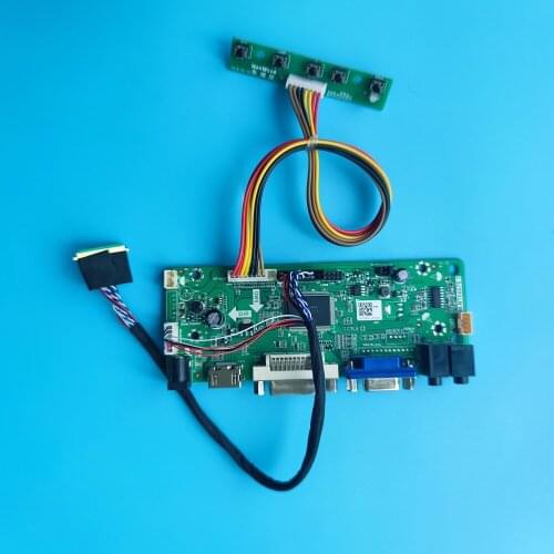 For LTN156AT02-A02/J01/C10/C07/C04/A11/L01 1366*768 15.6" Panel Controller board LED LCD kit VGA M.NT68676 HDMI-compatible DVI