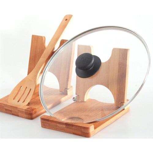 Pan Pot Cover Lid Rack Stand Spoon Holder Stove Organizer Home Storage Soup Spoon Rests Kitchen Tools