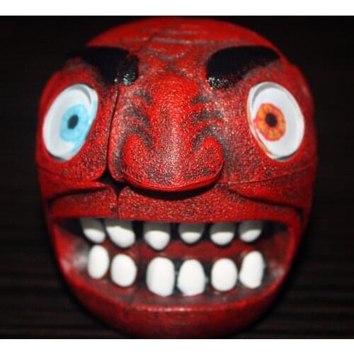 Carni Red Ghost Head Devil Cube Puzzle Green Black Magic Cube 2x2 3x3 Specail Shape Puzzle Twist Educational Kid Toys