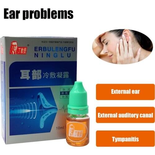 Ear Cold Compress Gel Drop Analgesia Liquid Antibacterial Protect Ears External Ear Canal Otitis Earache Tinnitus Health Care