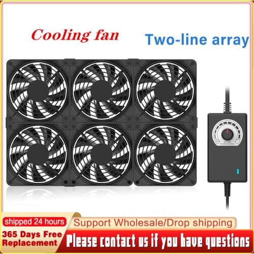 100V 220V High Speed Cooling Fan Air Volume 12cm BTC Mining Machine Workstation Cabinet 120MM Violent Server Cooling System Fan