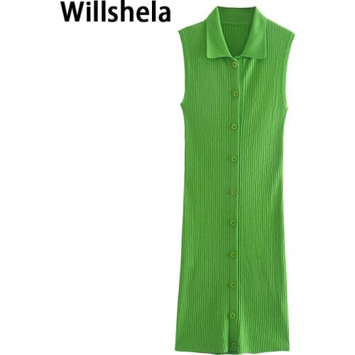 Willshela Summer Knitted Dresses
