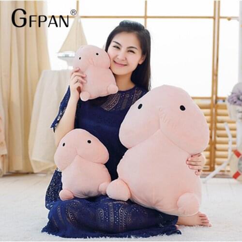 1pc 30cm Sexy Penis Funny Plush Toys Pillow Soft Stuffed Cushion Simulation Lovely Dolls Creative Gift for Children Kids Baby