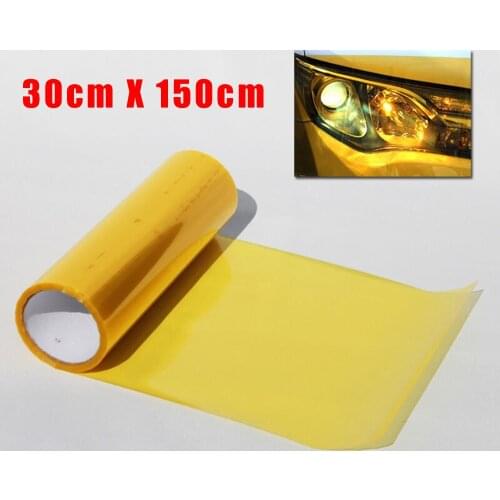 1pcs Car light film 30 * 150CM Vinyl Auto For Headlight Taillight Brake Fog Lamp High Quality