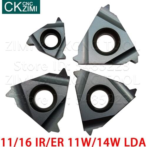 11IR 16IR 16ER 11W 14W LDA Indexable Insert Threading Blade CNC Lathe Turning Tools Carbide Insert for stainless steel and steel